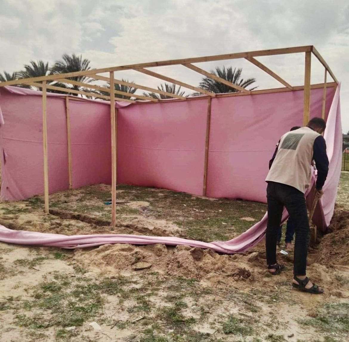 HEAL Palestine Builds Shelter in Rafah.